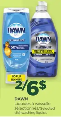 Proxim DAWN Selected dishwashing liquids offer