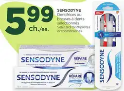 Proxim SENSODYNE Selected toothpastes or toothbrushes offer