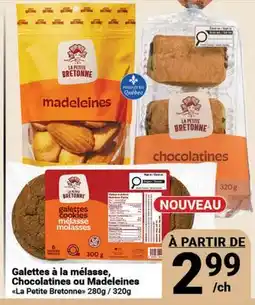 Pasquier Galettes à la mélasse, Chocolatines ou Madeleines offer