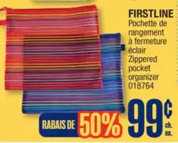 Jean Coutu FIRSTLINE Zippered pocket organizer offer