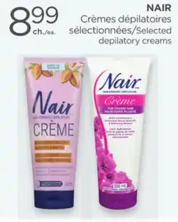 Proxim NAIR Selected depilatory creams offer