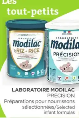 Proxim LABORATOIRE MODILAC PRÉCISION Selected infant formulas offer