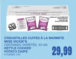 Wholesale Club CROUSTILLES CUITES À LA MARMITE, 40 UN offer