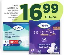 Proxim TENA Selected underwear or pads offer