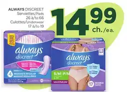 Proxim ALWAYS DISCREET Culottes/Underwear offer