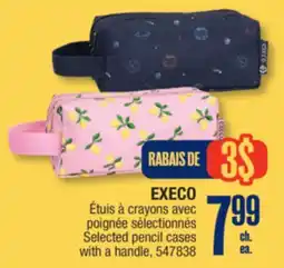 Jean Coutu EXECO Selected pencil cases with a handle offer
