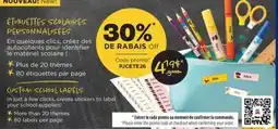 Jean Coutu Custom School Labels offer