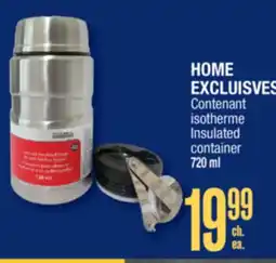 Jean Coutu HOME EXCLUISVES Insulated container offer