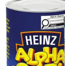 Giant Tiger Heinz canned pasta or beans offer