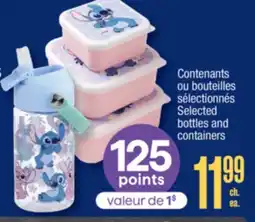 Jean Coutu Selected bottles and containers offer