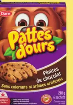 Giant Tiger Dare Bear Paws or Ultimate cookies offer