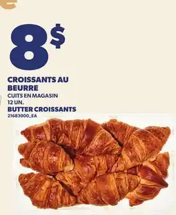 Provigo CROISSANTS AU BEURRE, 12 UN | BUTTER CROISSANTS offer