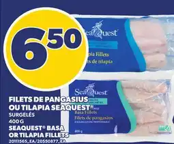 Provigo FILETS DE PANGASIUS OU TILAPIA SEAQUEST , 400 G | SEAQUEST BASA OR TILAPIA FILLETS offer