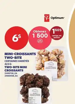 Provigo MINI-CROISSANTS TWO-BITE, 423 G | TWO-BITE MINI CROISSANTS offer