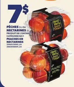 Provigo PÊCHES, 3L OU NECTARINES, 2L | PEACHES OR NECTARINES offer
