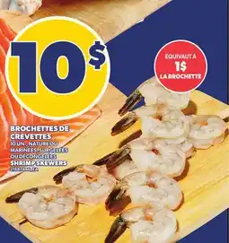 Provigo BROCHETTES DE CREVETTES, 10 UN. | SHRIMP SKEWERS offer