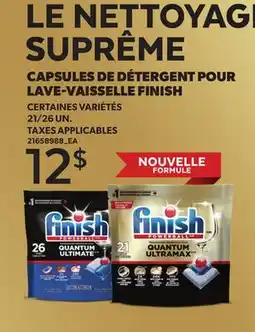 Provigo CAPSULES DE DÉTERGENT POUR LAVE-VAISSELLE FINISH, 21/26 UN offer
