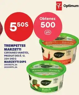 Provigo TREMPETTES MARZETTI, 254-340 G | MARZETTI DIPS offer