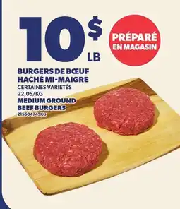 Provigo BURGERS DE BŒUF HACHÉ MI-MAIGRE offer