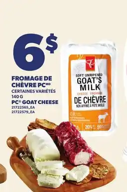 Provigo FROMAGE DE CHÈVRE PC, 140 G | PC GOAT CHEESE offer