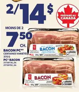 Provigo BACON PC, 375 G | PC BACON offer
