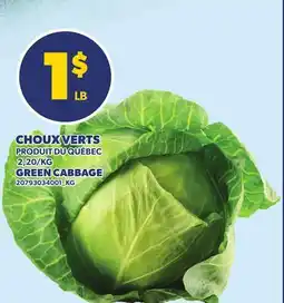 Provigo CHOUX VERTS | GREEN CABBAGE offer