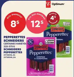 Provigo PEPPERETTES SCHNEIDERS, 225-375 G | SCHNEIDERS PEPPERETTES offer