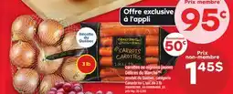 Maxi CAROTTES OU OIGNONS JAUNES DÉLICES DU MARCHÉ, SAC DE 3 LB offer