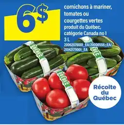 Maxi CORNICHONS À MARINER, TOMATES OU COURGETTES VERTES offer