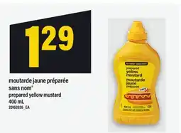 Maxi MOUTARDE JAUNE PRÉPARÉE SANS NOM | PREPARED YELLOW MUSTARD offer