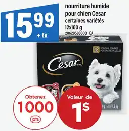 Maxi NOURRITURE HUMIDE POUR CHIEN CESAR offer