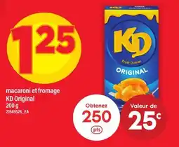 Maxi MACARONI ET FROMAGE KD ORIGINAL offer