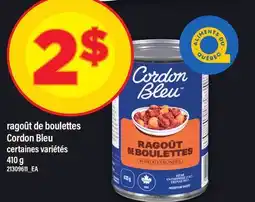 Maxi RAGOÛT DE BOULETTES CORDON BLEU offer