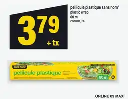 Maxi PELLICULE PLASTIQUE SANS NOM | PLASTIC WRAP, 60 M offer