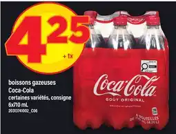 Maxi BOISSONS GAZEUSES COCA-COLA offer