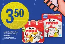 Maxi YOGOURT À BOIRE 6X93 ML OU EN SACHETS 4X90 G NANÖ IÖGO offer