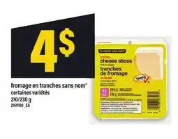 Maxi FROMAGE EN TRANCHES SANS NOM , 210/230 g offer