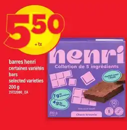 Maxi BARRES HENRI | BARS offer