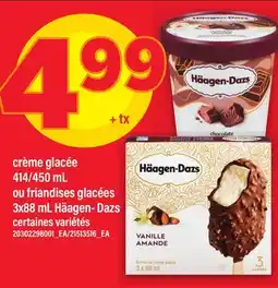 Maxi CRÈME GLACÉE, 414/450 ML OU FRIANDISES GLACÉES, 3X88 ML HÄAGEN‑ DAZS offer