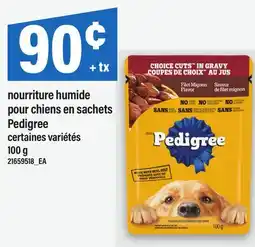 Maxi NOURRITURE HUMIDE POUR CHIENS EN SACHETS PEDIGREE offer