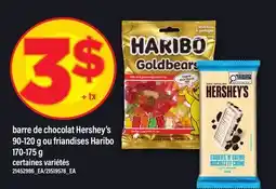 Maxi BARRE DE CHOCOLAT HERSHEY'S, 90‑120 G OU FRIANDISES HARIBO, 170‑175 G offer