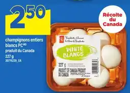 Maxi CHAMPIGNONS ENTIERS BLANCS PC offer