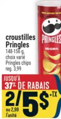 Marché Adonis CROUSTILLES PRINGLES | PRINGLES CHIPS offer