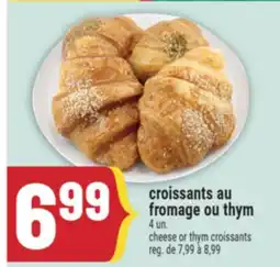 Marché Adonis croissants au fromage ou thym |cheese or thym croissants offer