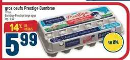 Marché Adonis GROS OEUFS PRESTIGE BURNBRAE | BURNBRAE PRESTIGE LARGE EGGS offer