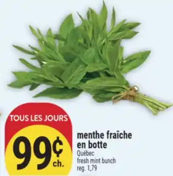 Marché Adonis MENTHE FRAÎCHE EN BOTTE | FRESH MINT BUNCH offer