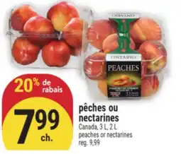Marché Adonis pêches ou nectarines offer
