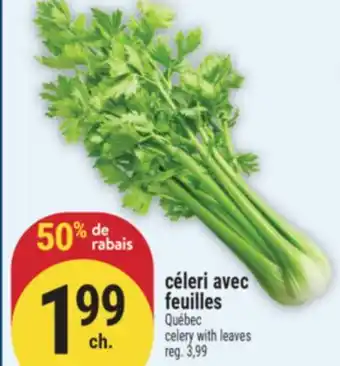Marché Adonis CÉLERI AVEC FEUILLES | CELERY WITH LEAVES offer