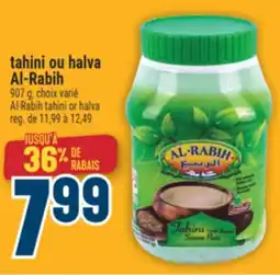 Marché Adonis TAHINI OU HALVA AL-RABIH | AL-RABIH TAHINI OR HALVA offer