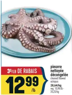 Marché Adonis pieuvre nettoyée décongelée offer